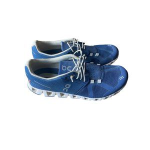 On Running Women's Cloud Mesh Trainers Denim / White Shoes, Size 9